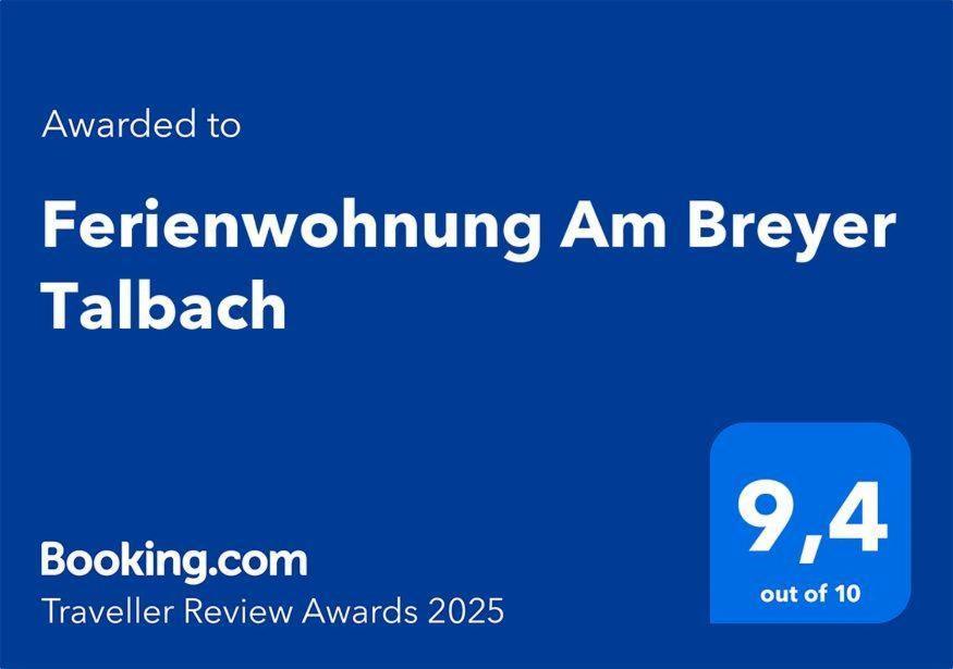 Ferienwohnung Am Breyer Talbach Dış mekan fotoğraf
